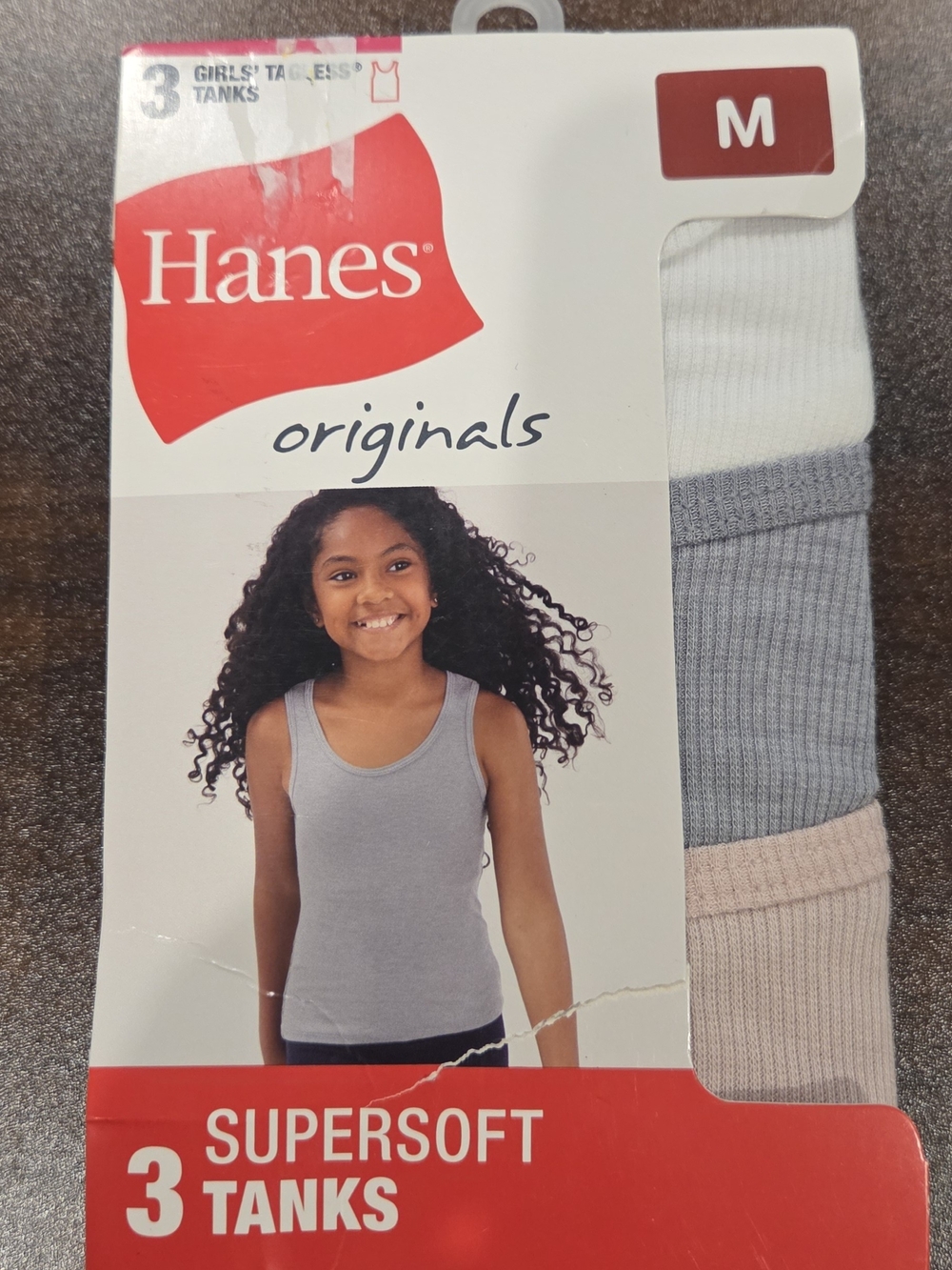 Hanes Originals Supersoft 3 Tanks 3-Pack Tank Tops Size Medium NWT